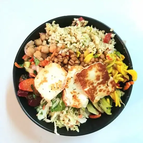 Haloumi Mixed Salad Bowl